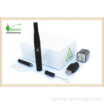 900mah Green E Cigs Starter Kit / Dv2 Pen Vaporizer For Wax Oil